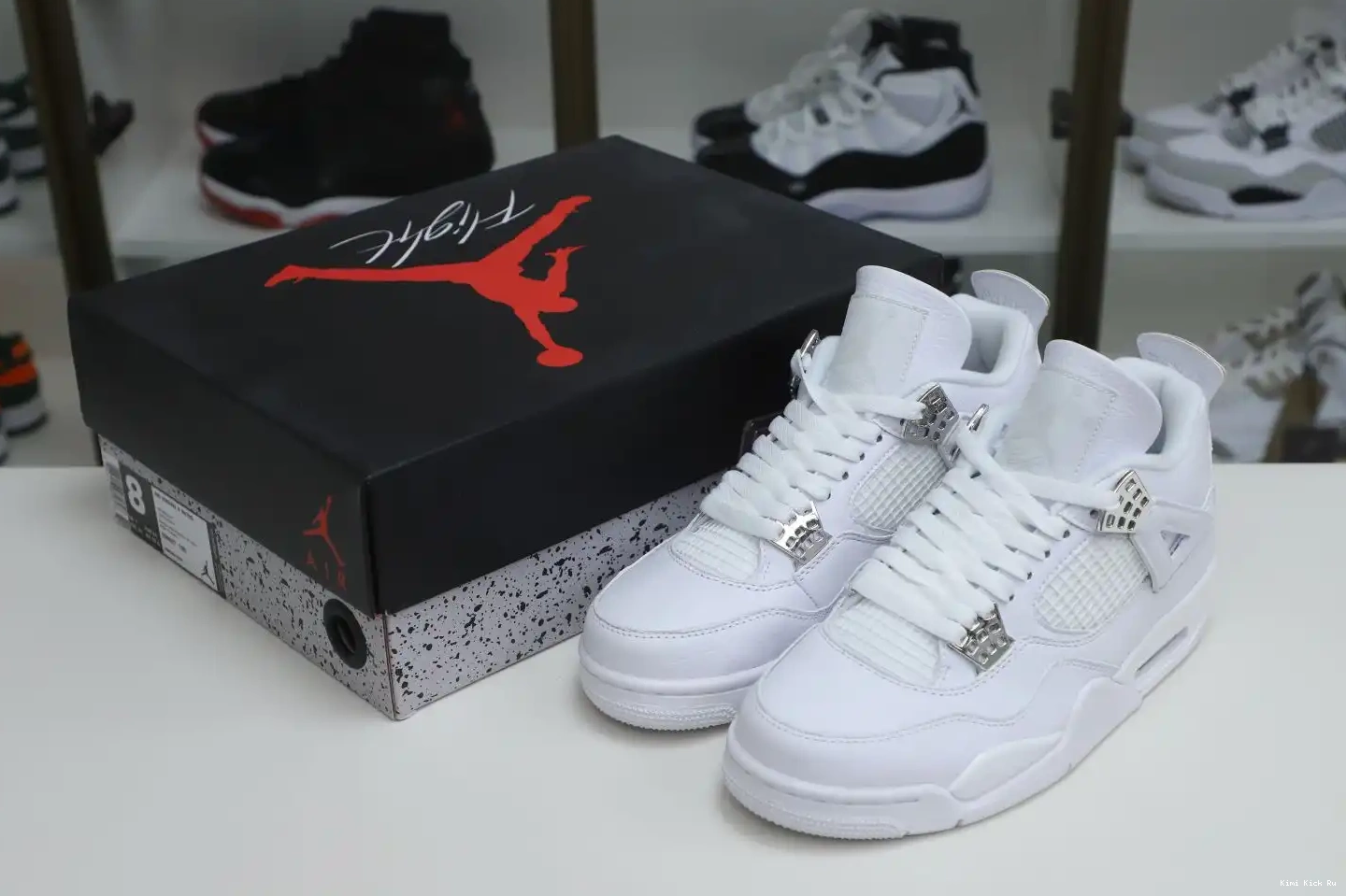 pure Jordan Jordan Kimikick retro Air money 4 0802